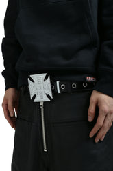 ALICE HOLLYWOOD MOTO COUTURE SPINNER BELT / BLK