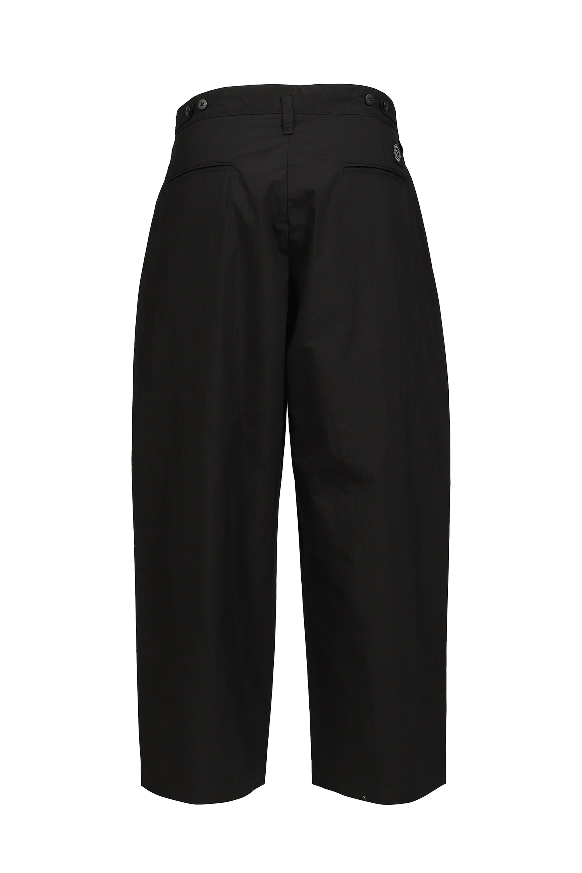 POPLIN GENE KELLY PANTS / BLK