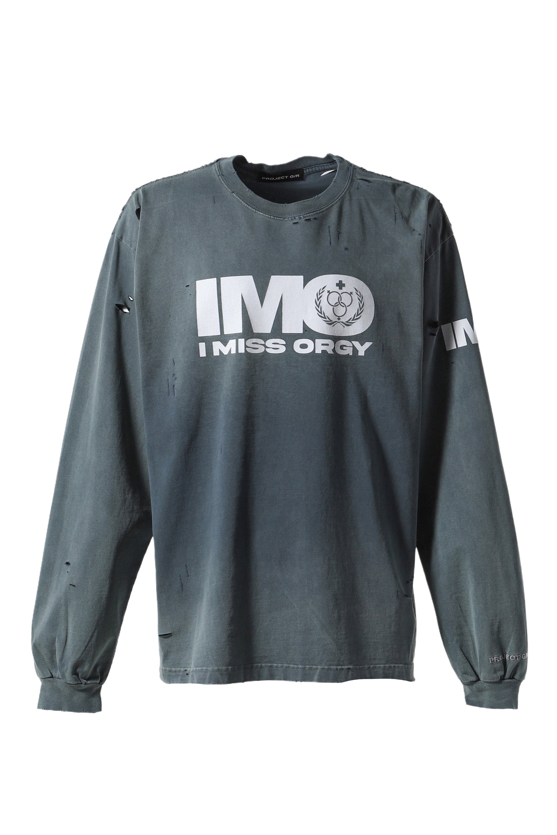 IMO WASHED LONG SLEEVE / BLU GRN