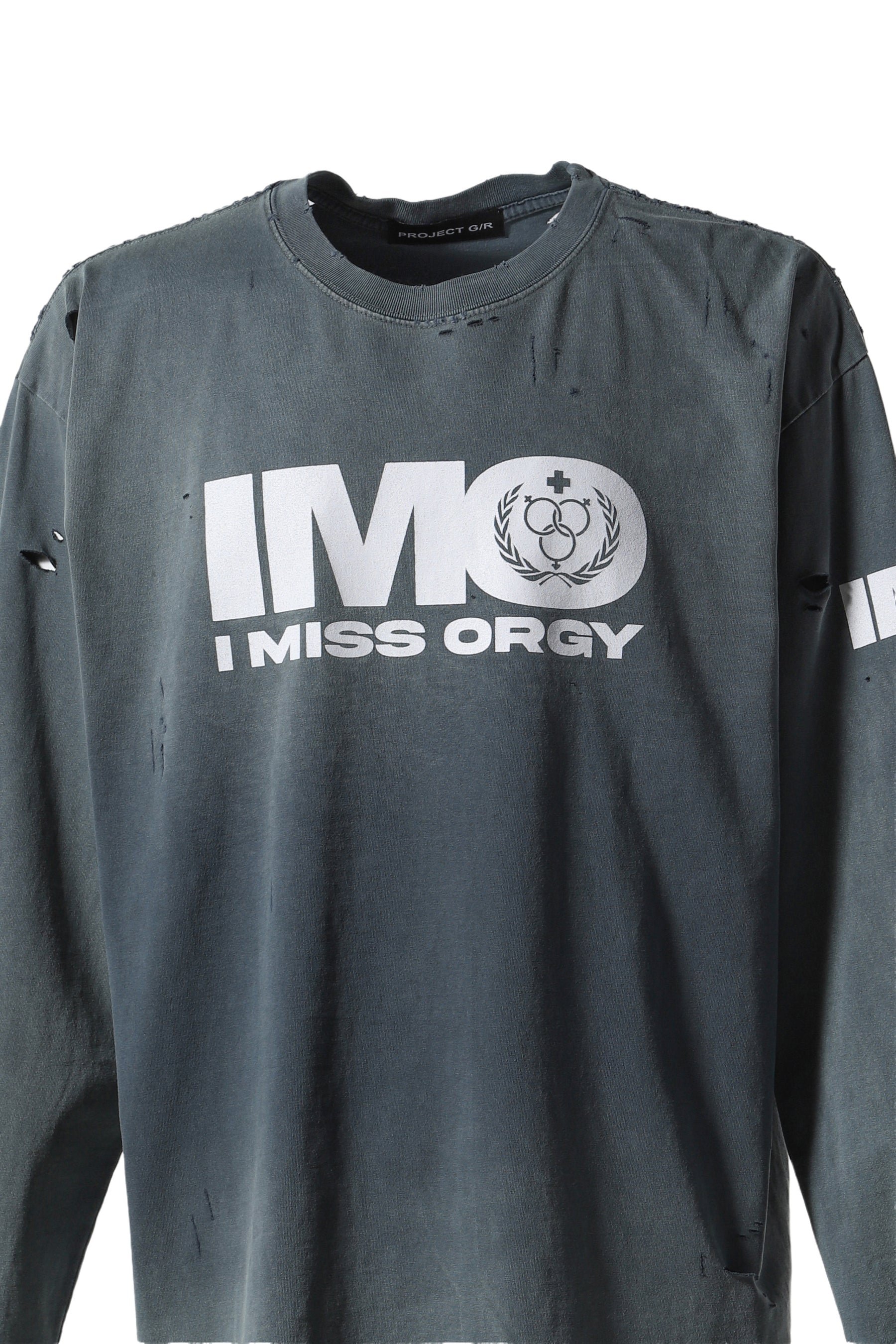 IMO WASHED LONG SLEEVE / BLU GRN