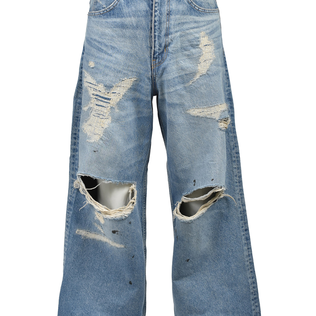 MASU MA26MB BAGGY JEANS ANGEL DAMAGE / IND - NUBIAN