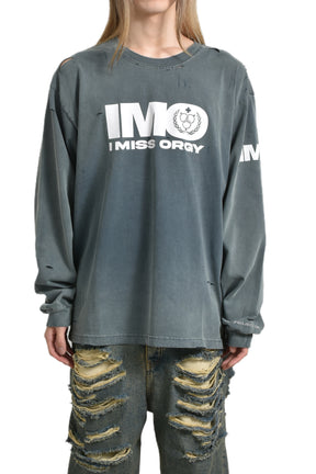 IMO WASHED LONG SLEEVE / BLU GRN