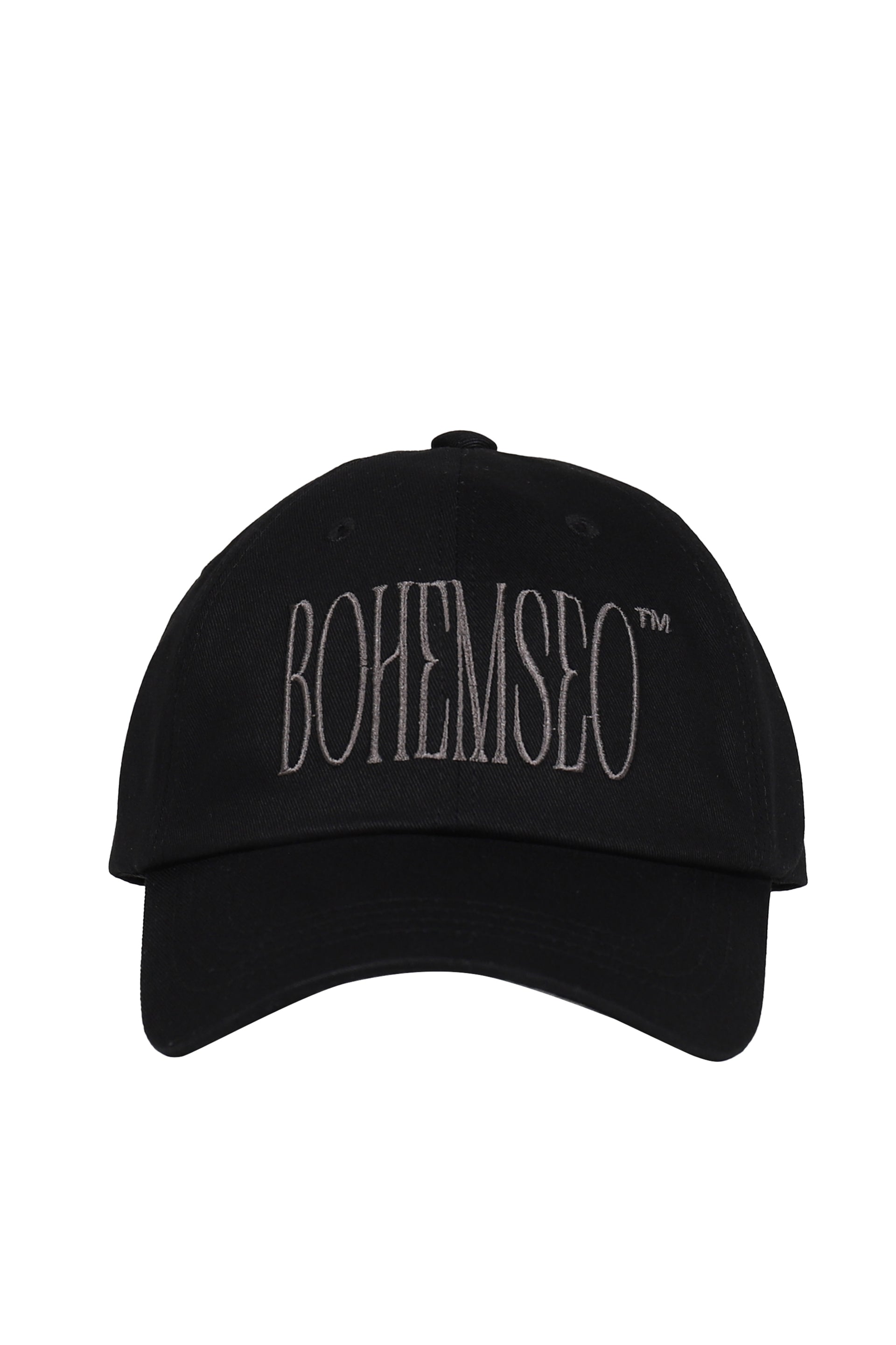 SIGNATURE LOGO COTTON BALL CAP / BLK