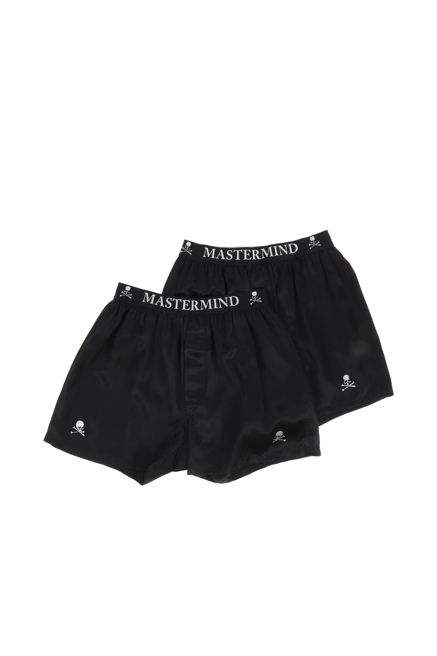 LUSTROUS SILK BOXERS (LOUNGE COLLECTION) / BLK