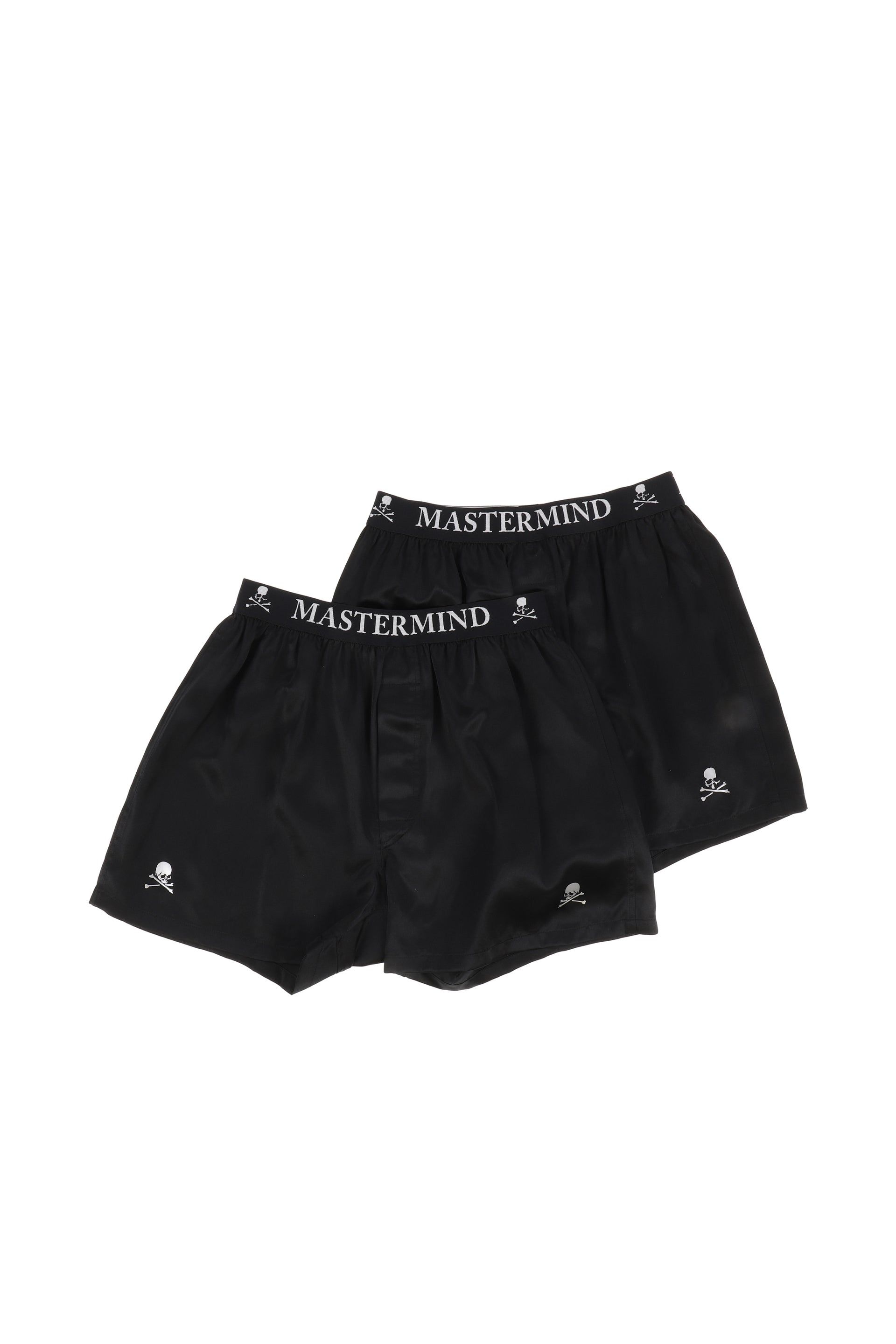 LUSTROUS SILK BOXERS (LOUNGE COLLECTION) / BLK