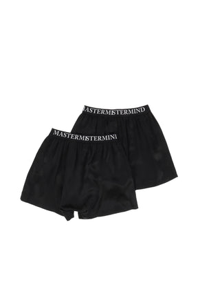 LUSTROUS SILK BOXERS (LOUNGE COLLECTION) / BLK