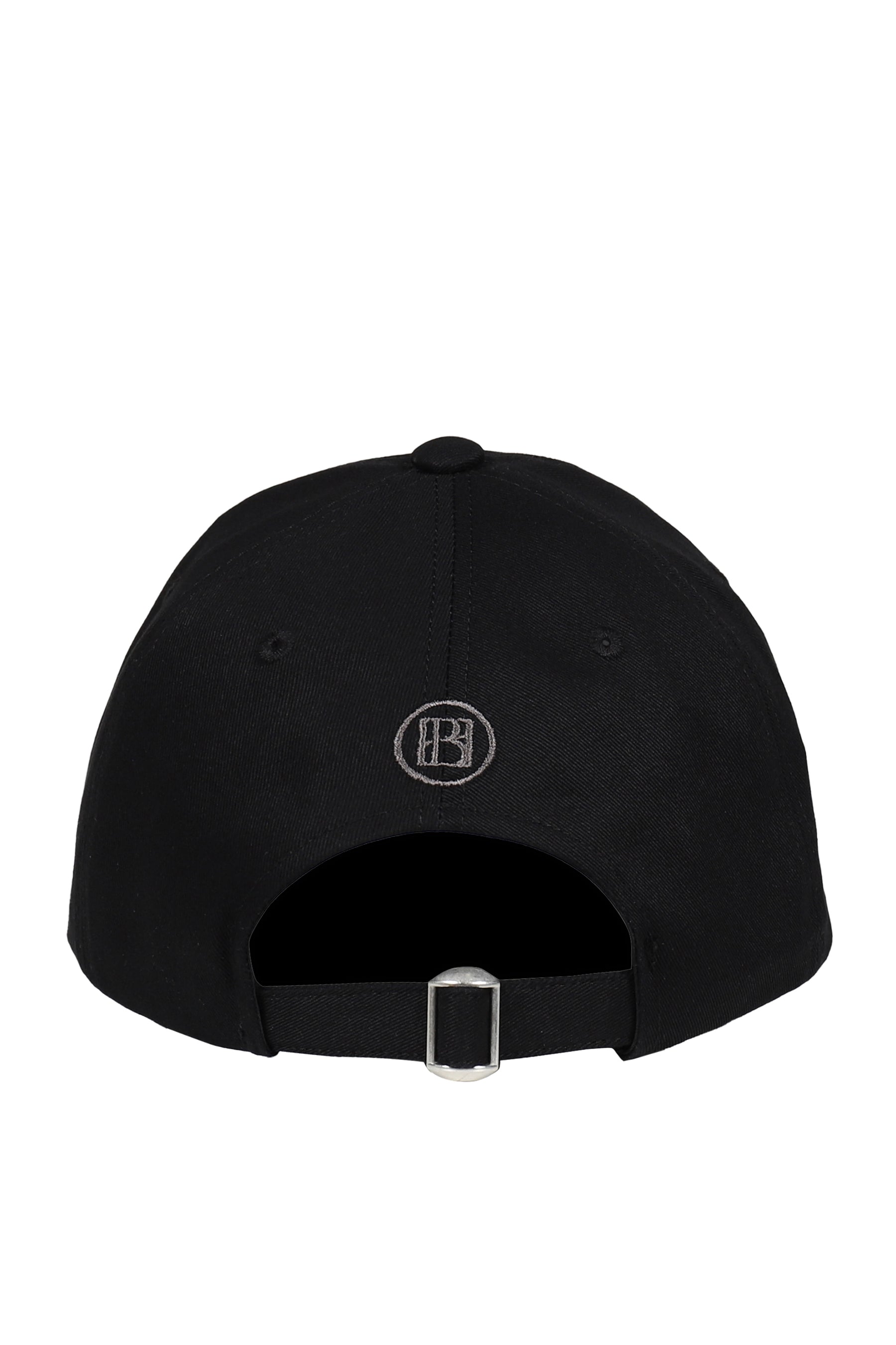 SIGNATURE LOGO COTTON BALL CAP / BLK