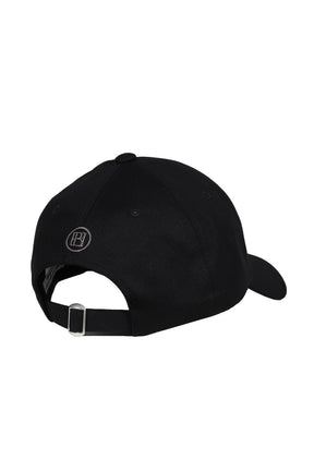 SIGNATURE LOGO COTTON BALL CAP / BLK