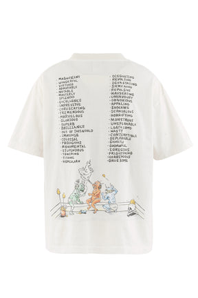 SAINT Mxxxxxx SAINT MICHAEL SS26 SS T-SHIRT/SAINT WET / WHT - NUBIAN