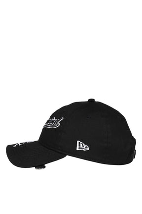 NEW ERA 9TWENTY SCRIPT LOGO CAP / BLK