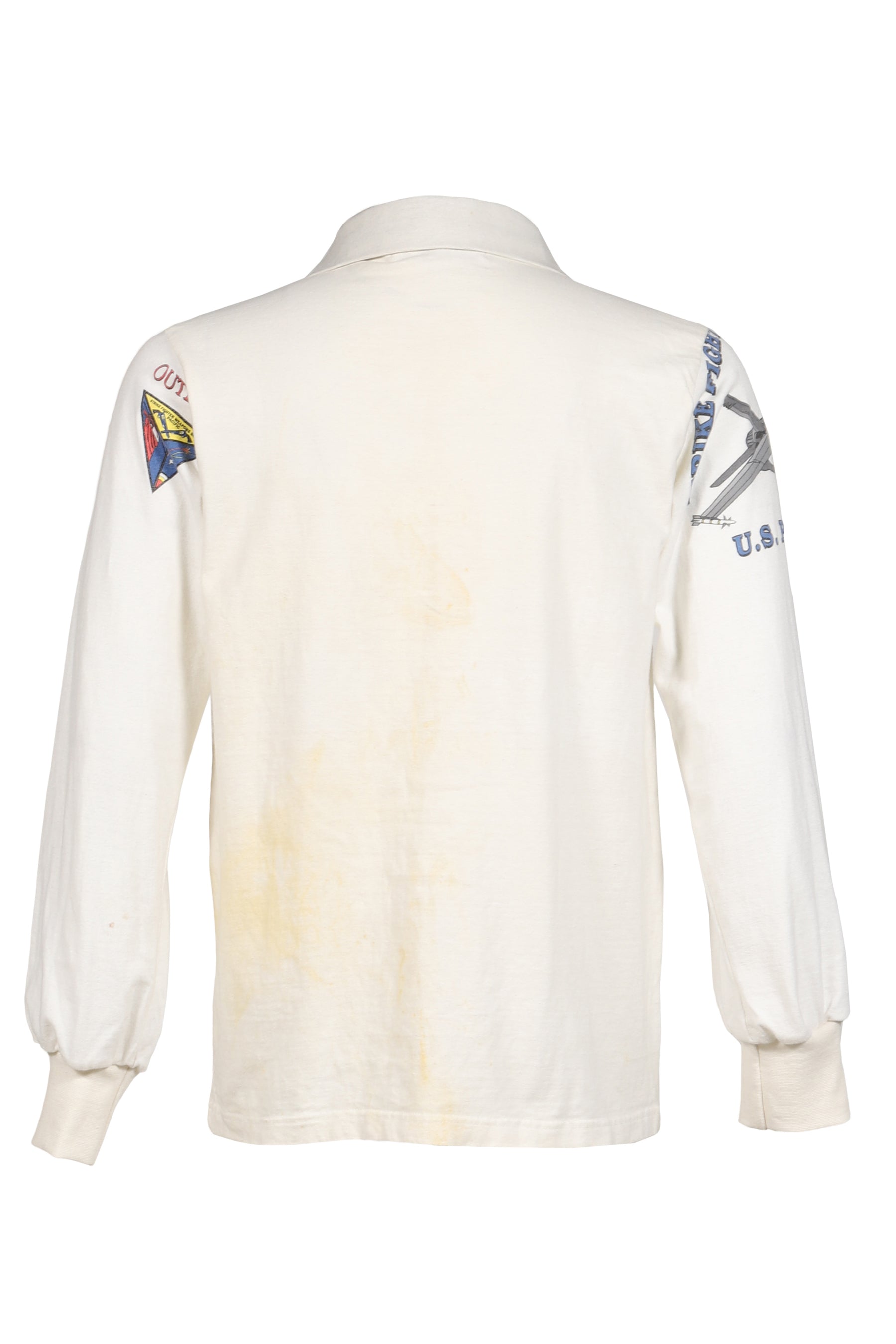 RUGBY TEE (UPCYCLED VINTAGE TEE) / WHT