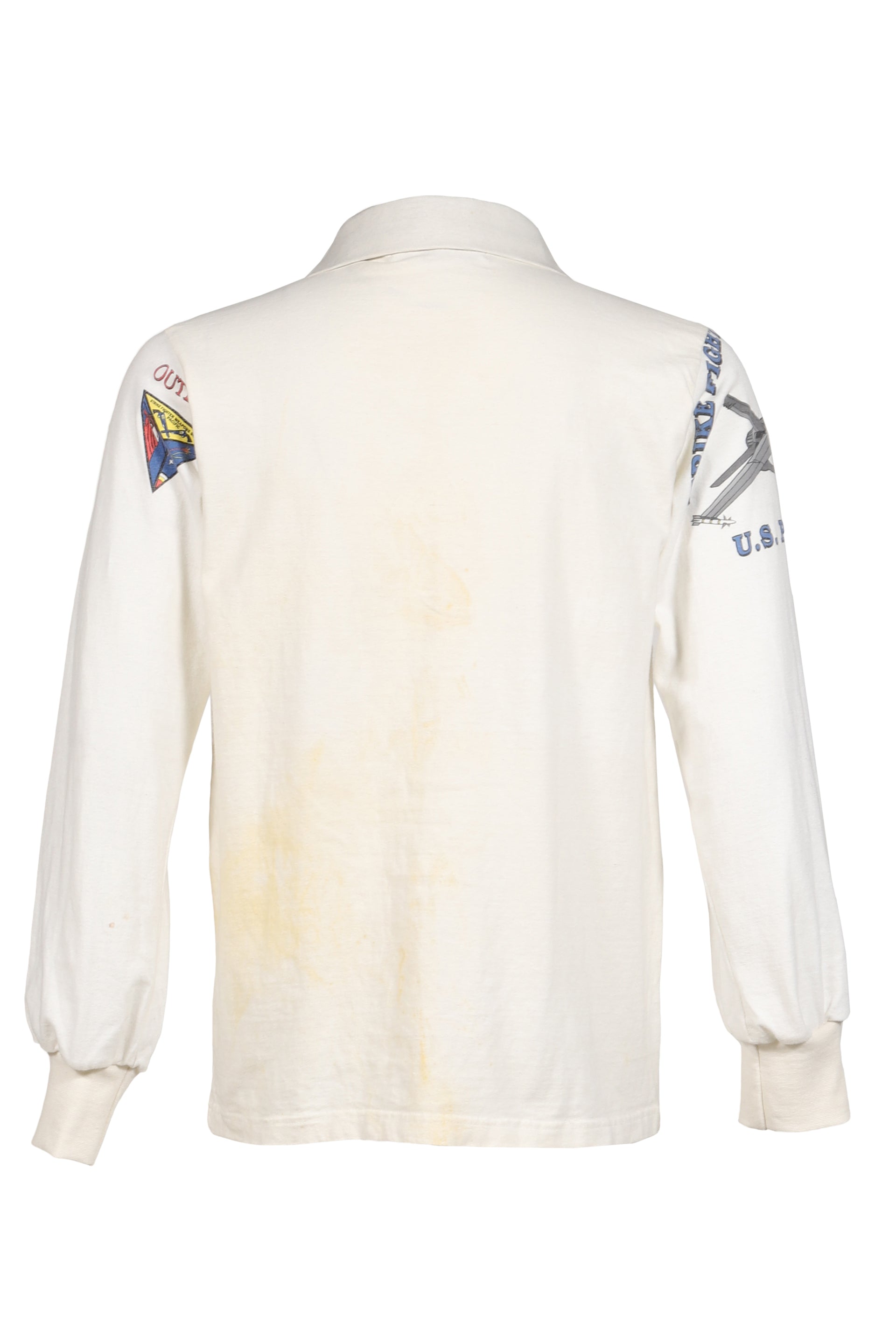 RUGBY TEE (UPCYCLED VINTAGE TEE) / WHT