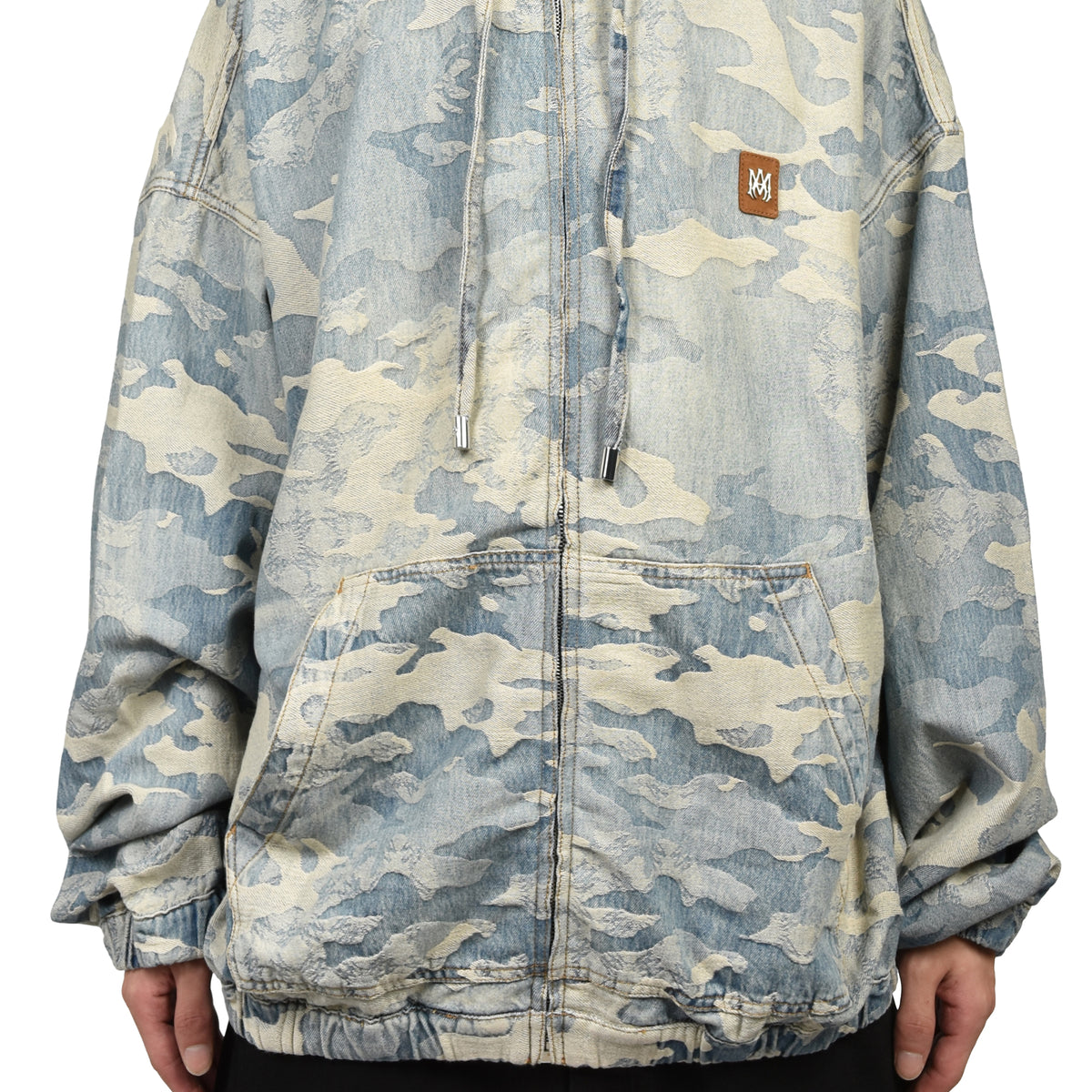 AMIRI アミリ FW26 CAMO JACQ DNM ZIP HOODIE JKT / CAMO IND - NUBIAN