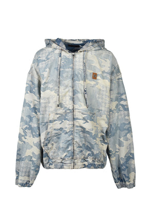 CAMO JACQ DNM ZIP HOODIE JKT / CAMO IND