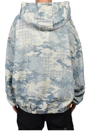 CAMO JACQ DNM ZIP HOODIE JKT / CAMO IND