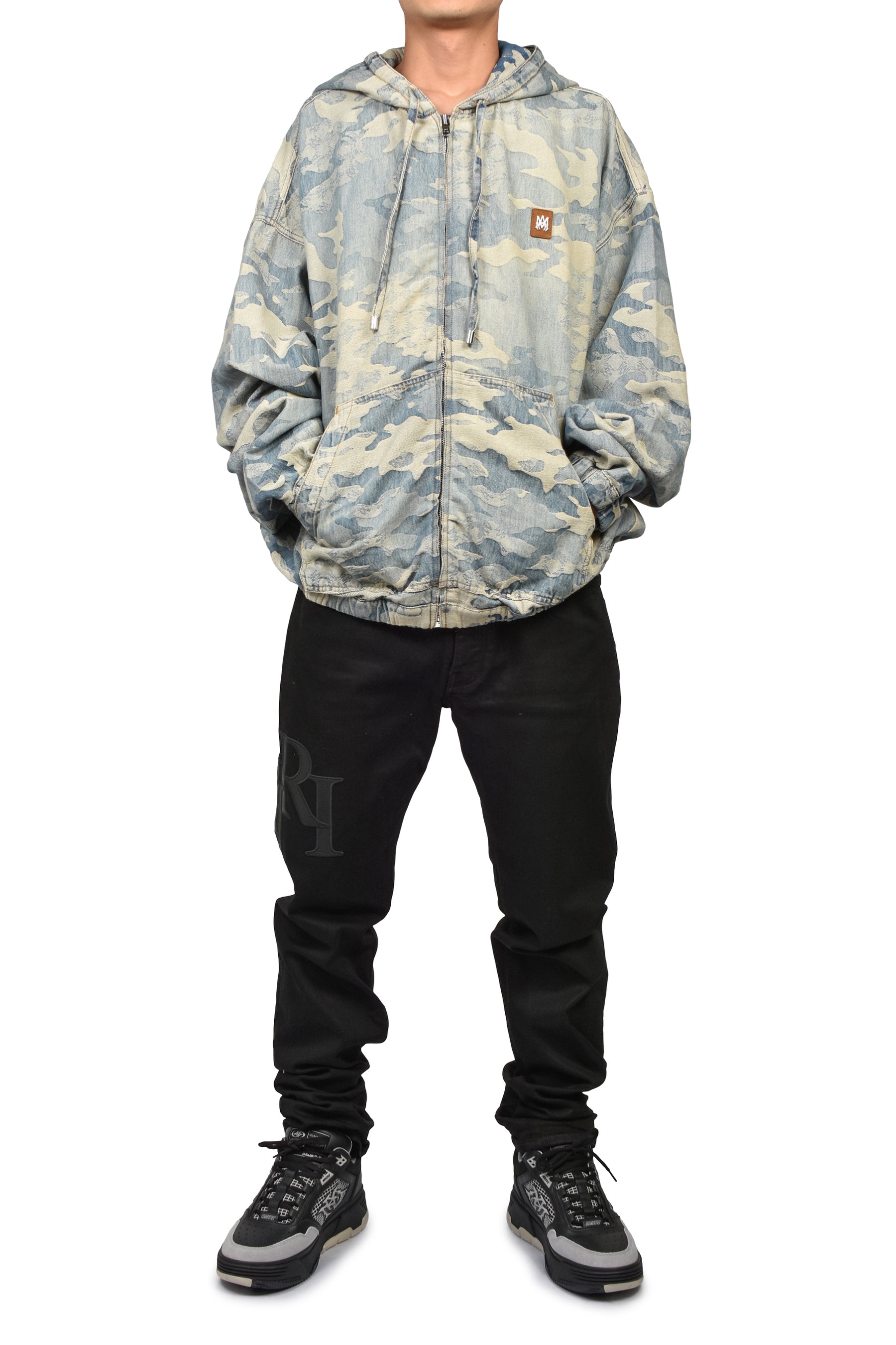 CAMO JACQ DNM ZIP HOODIE JKT / CAMO IND