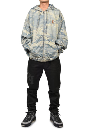 CAMO JACQ DNM ZIP HOODIE JKT / CAMO IND