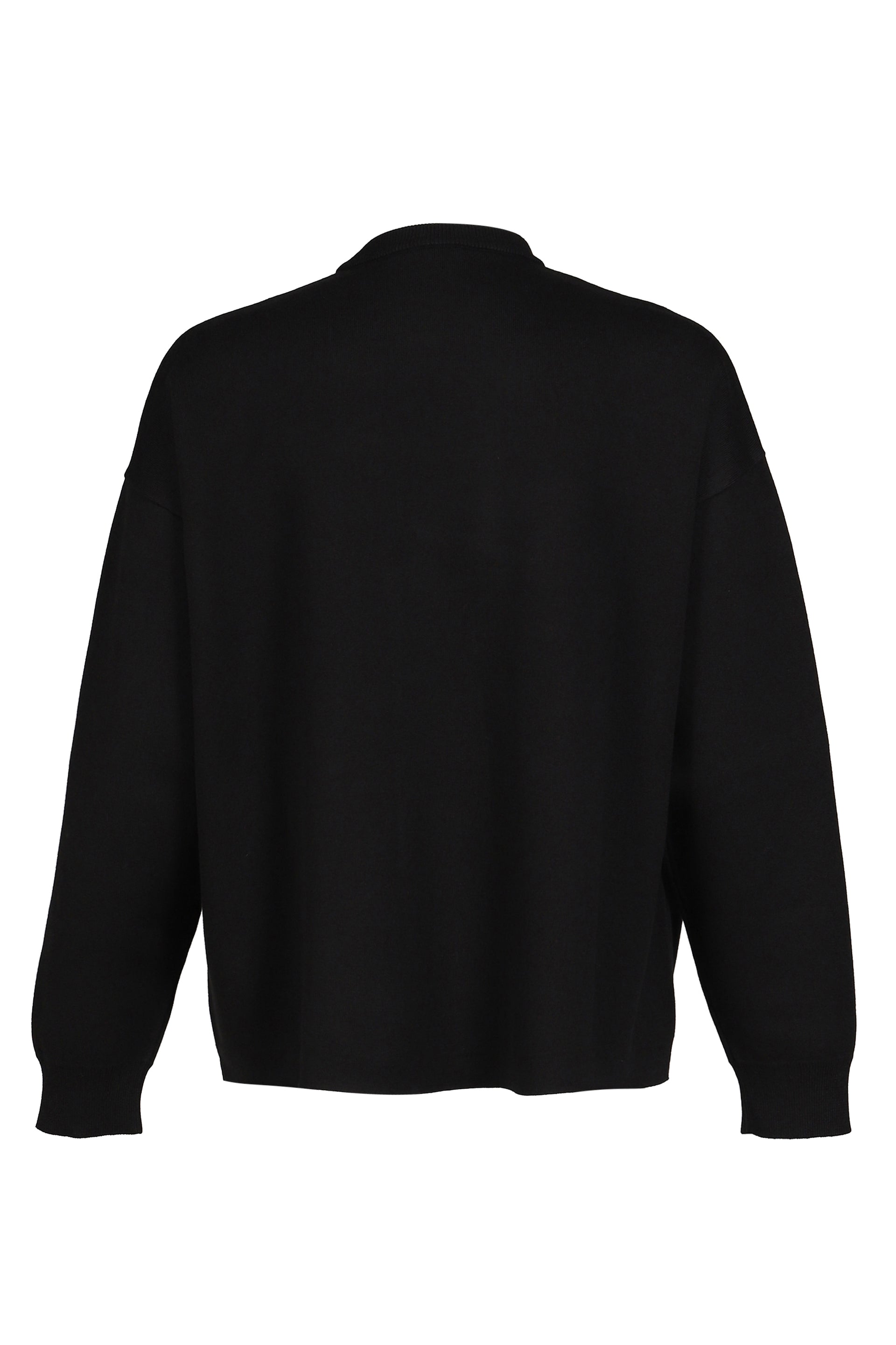 ANAGRAM POCKET SWEATER / BLK WHT
