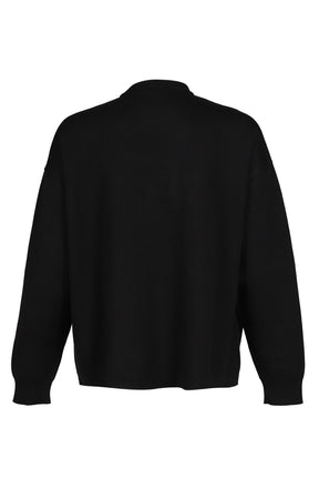 ANAGRAM POCKET SWEATER / BLK WHT