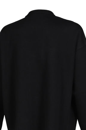 ANAGRAM POCKET SWEATER / BLK WHT