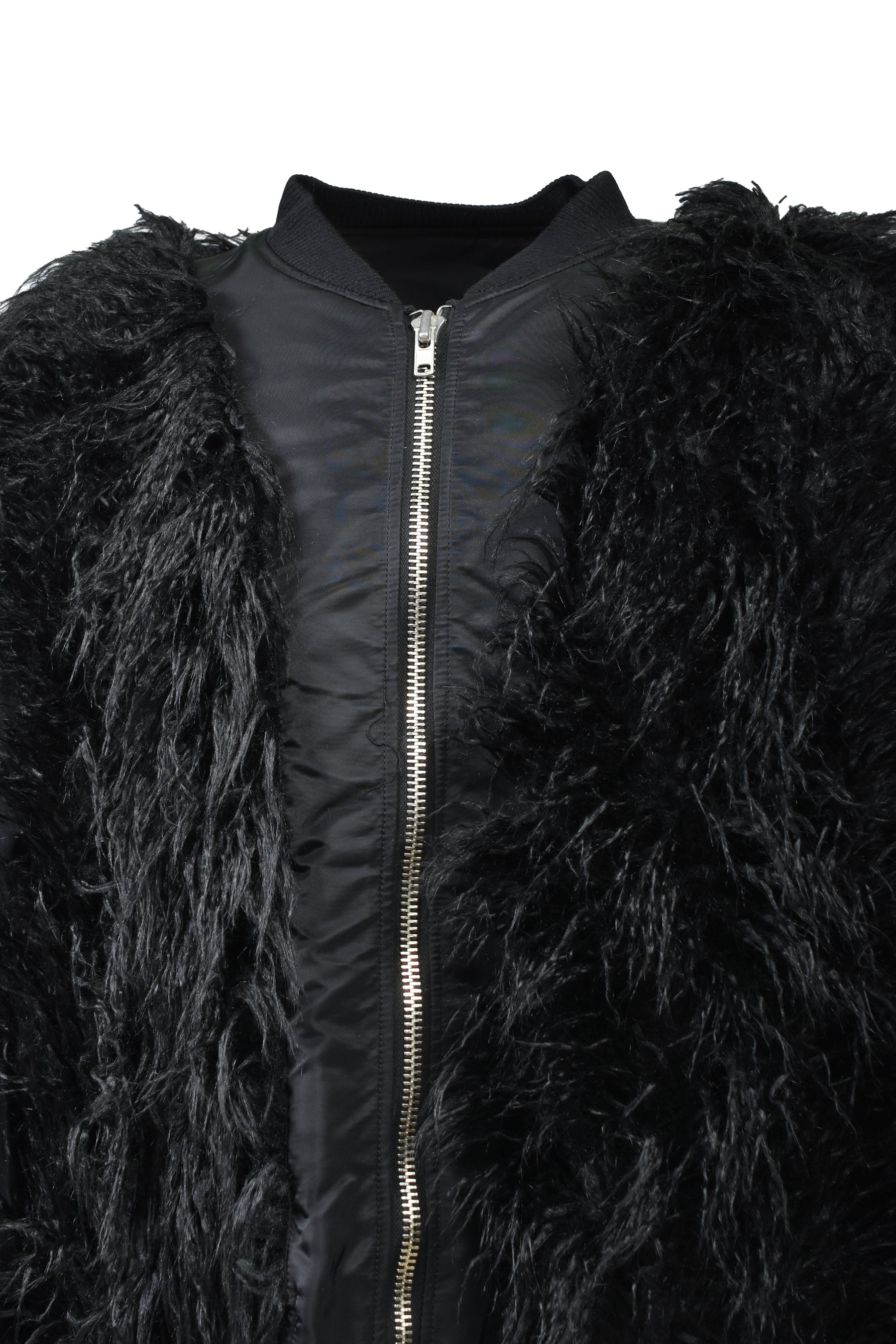 HAIRY REVERSIBLE BOMBER / CORE BLK 