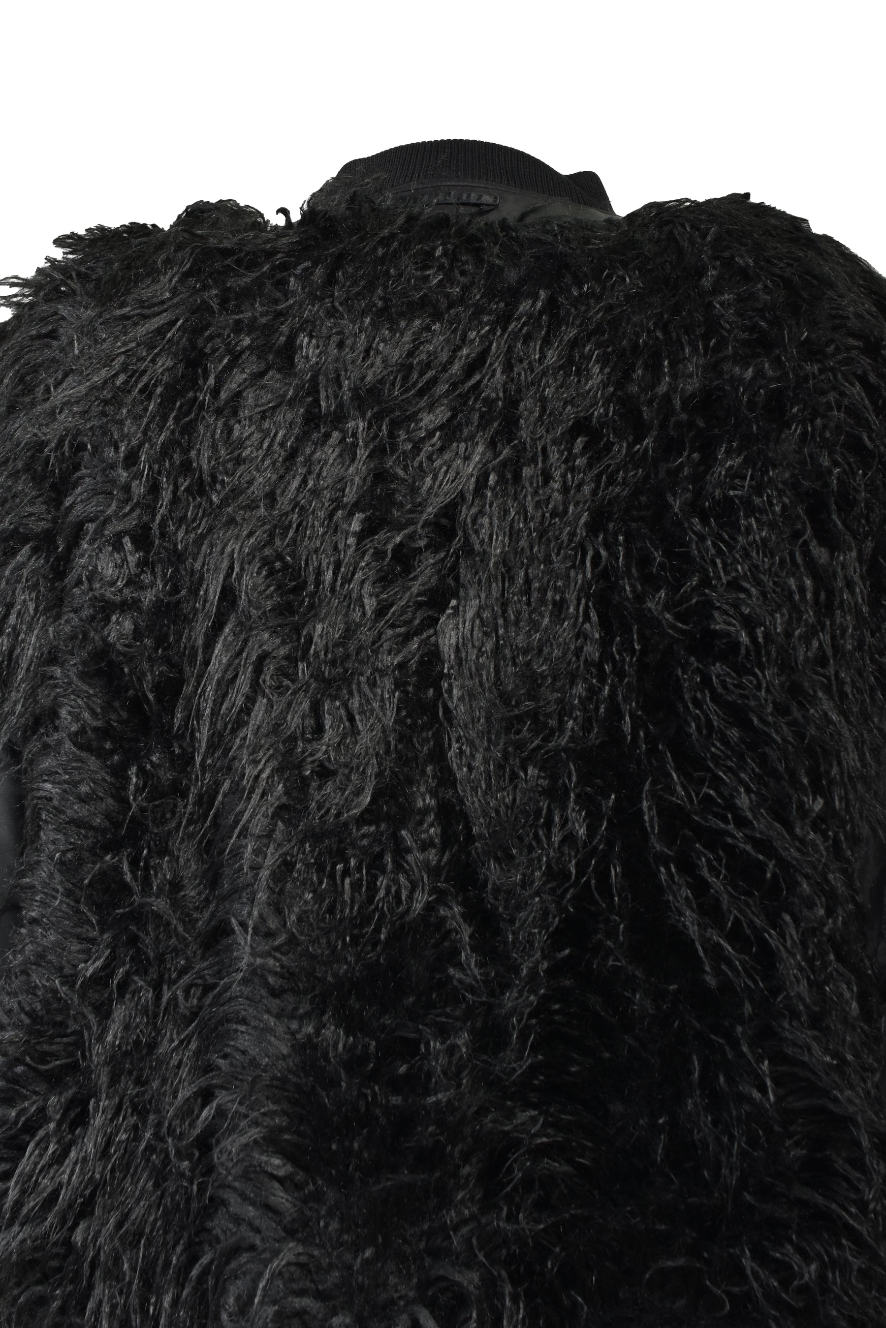 HAIRY REVERSIBLE BOMBER / CORE BLK 