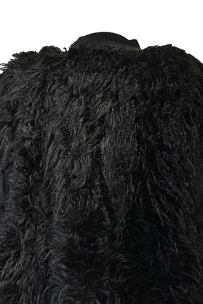 HAIRY REVERSIBLE BOMBER / CORE BLK 