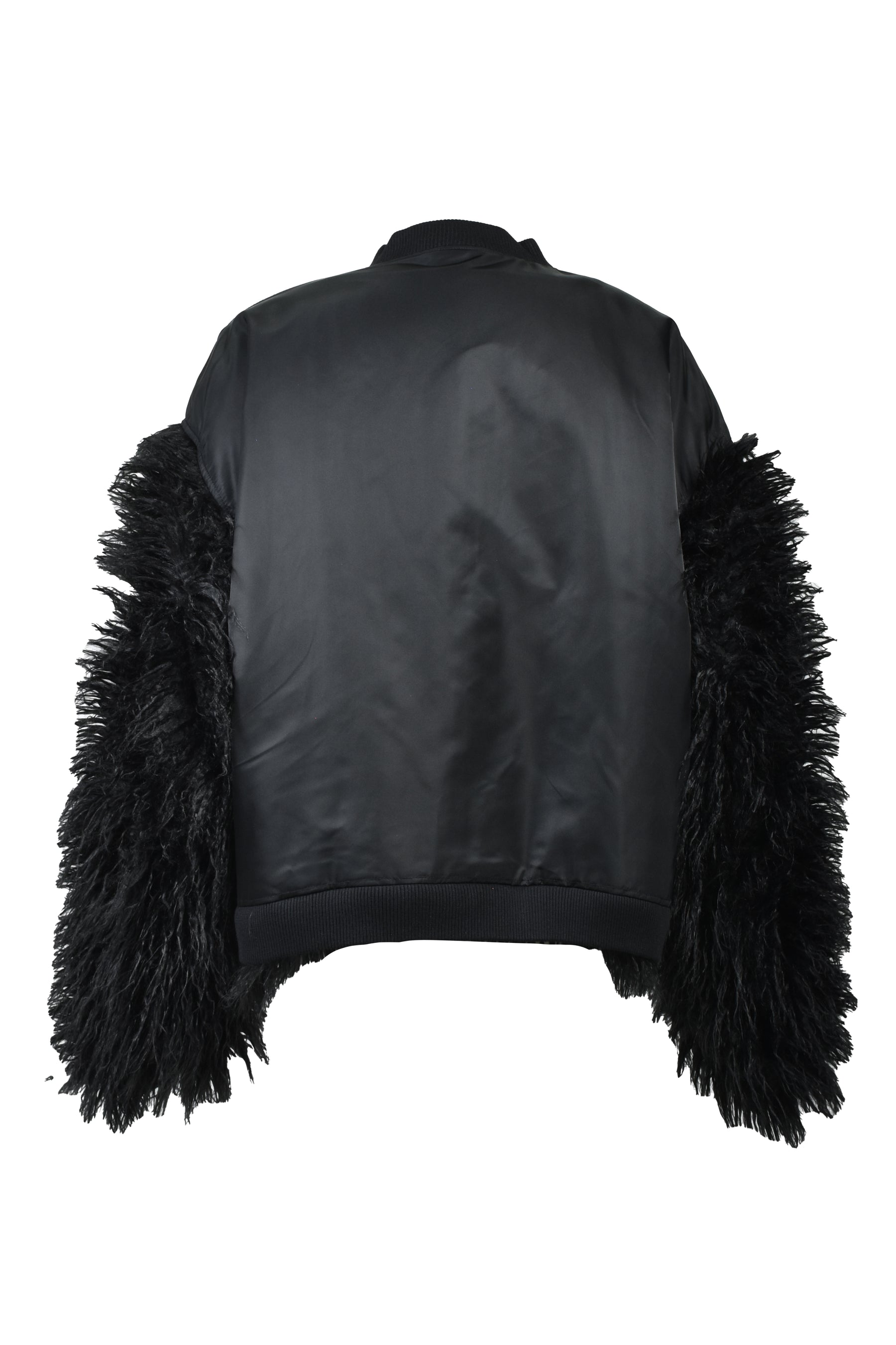 HAIRY REVERSIBLE BOMBER / CORE BLK 