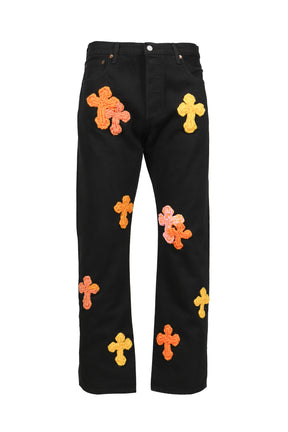 3D CROSS BLACK DENIM / BLK