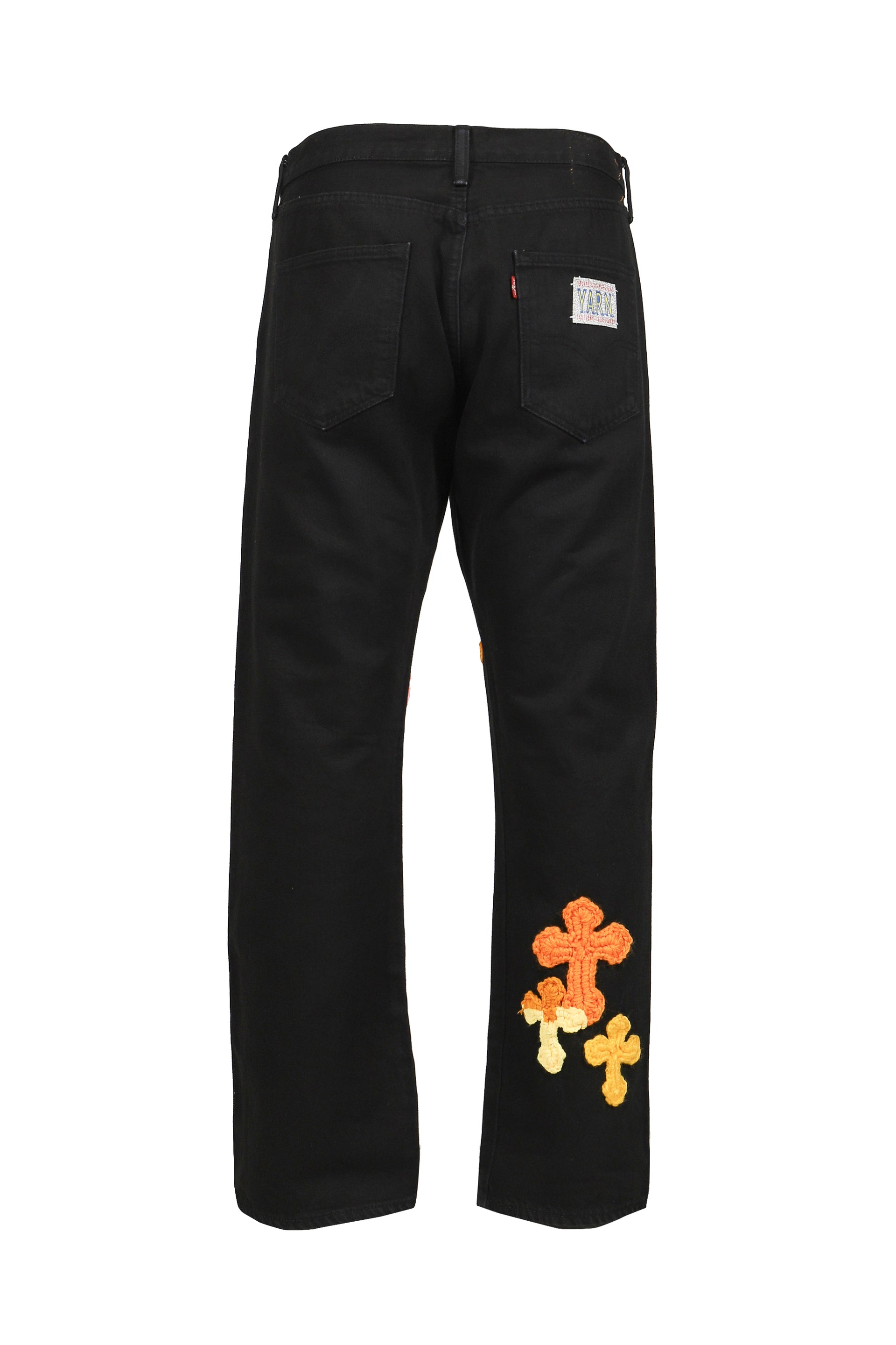 3D CROSS BLACK DENIM / BLK