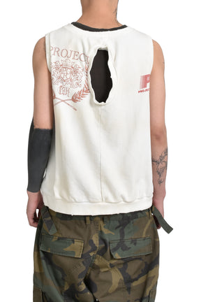 5 HOLE VEST / WHT