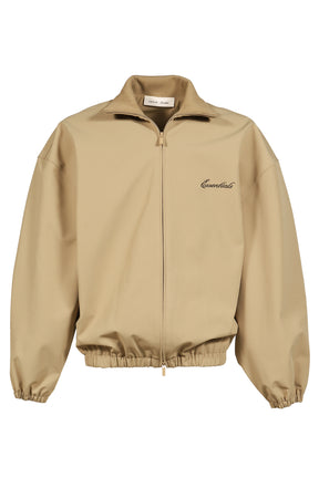 ESSENTIALS SS26 SIGNATURE FULL ZIP TRACK JACKET / DUNE - NUBIAN