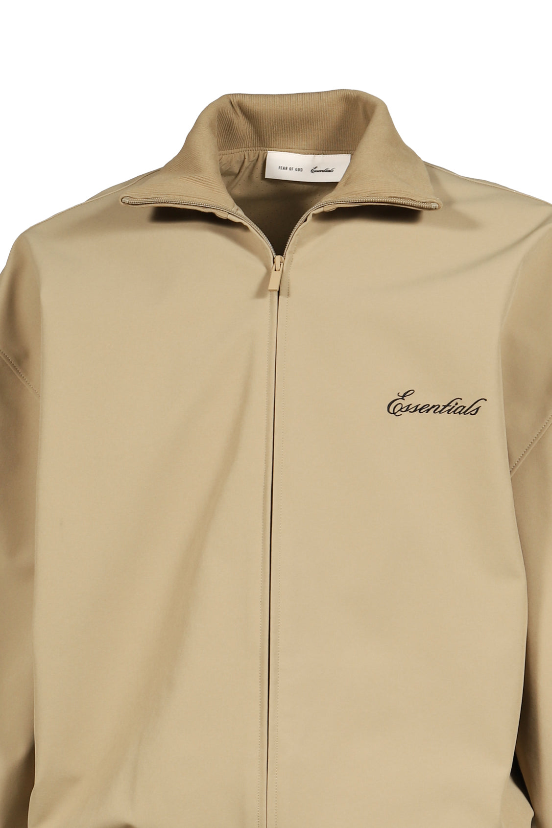 ESSENTIALS SS26 SIGNATURE FULL ZIP TRACK JACKET / DUNE - NUBIAN