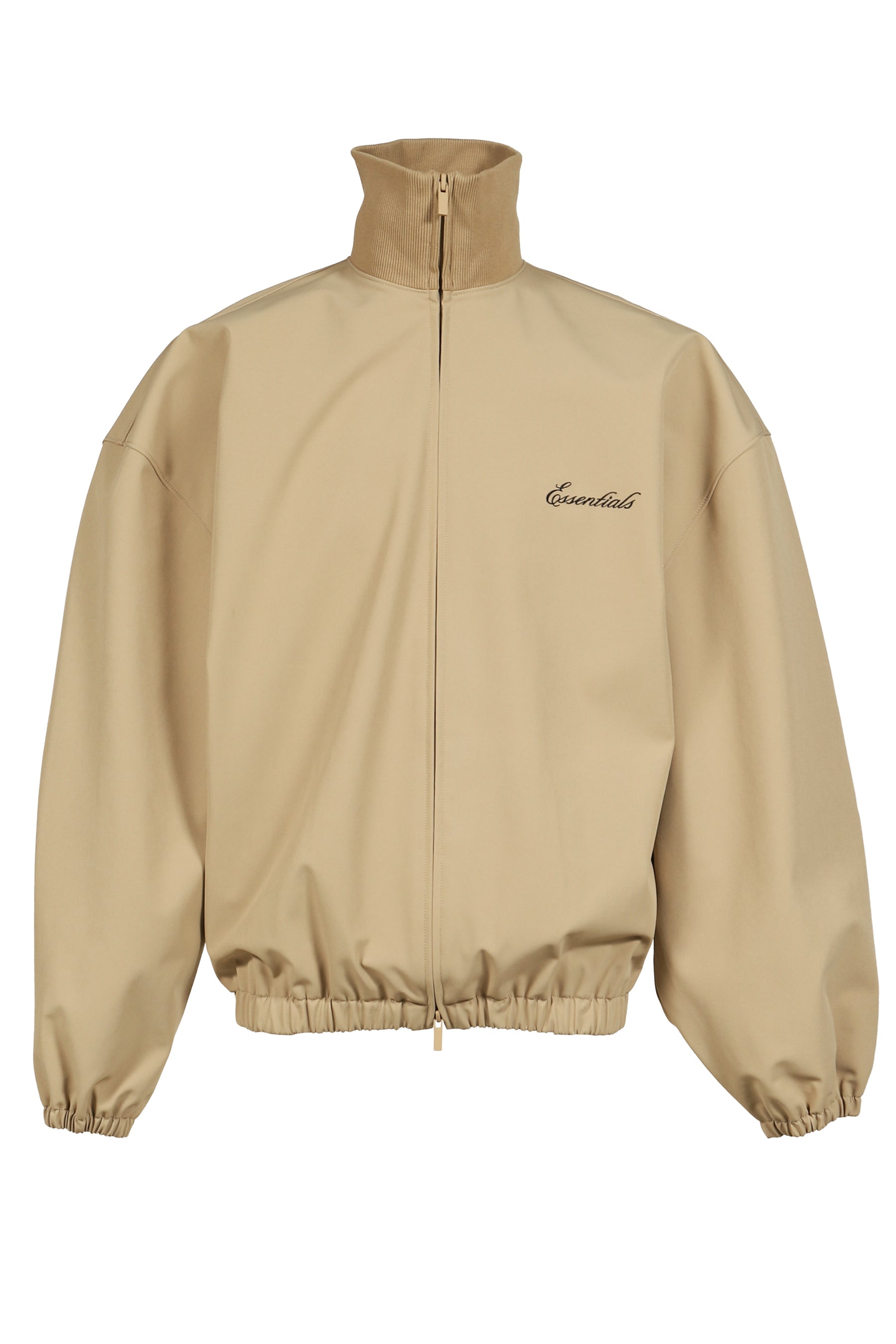 ESSENTIALS SS26 SIGNATURE FULL ZIP TRACK JACKET / DUNE - NUBIAN