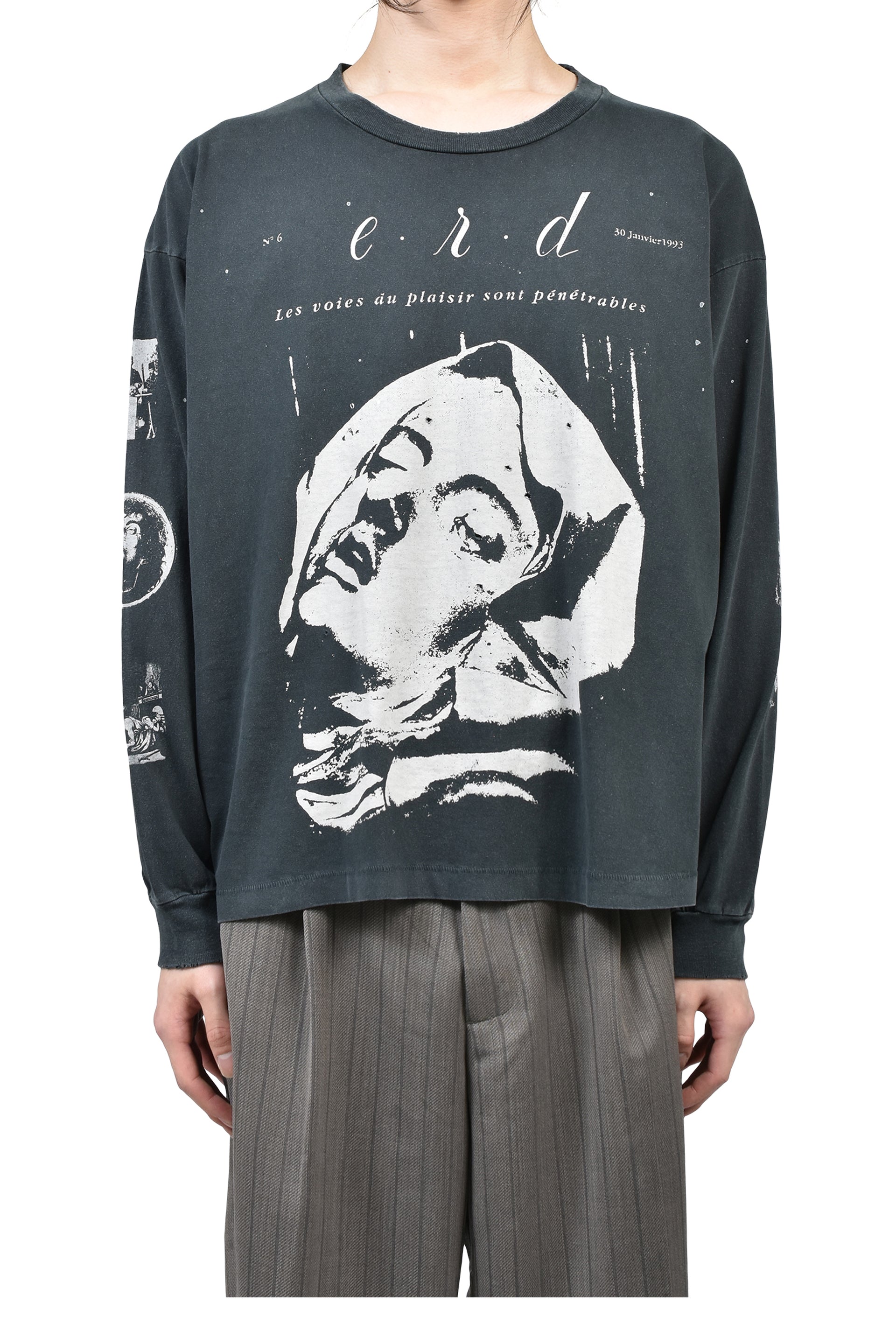 THE LATENCY LS T-SHIRT / ANTIQUE BLK