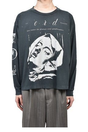 THE LATENCY LS T-SHIRT / ANTIQUE BLK