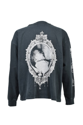 THE LATENCY LS T-SHIRT / ANTIQUE BLK