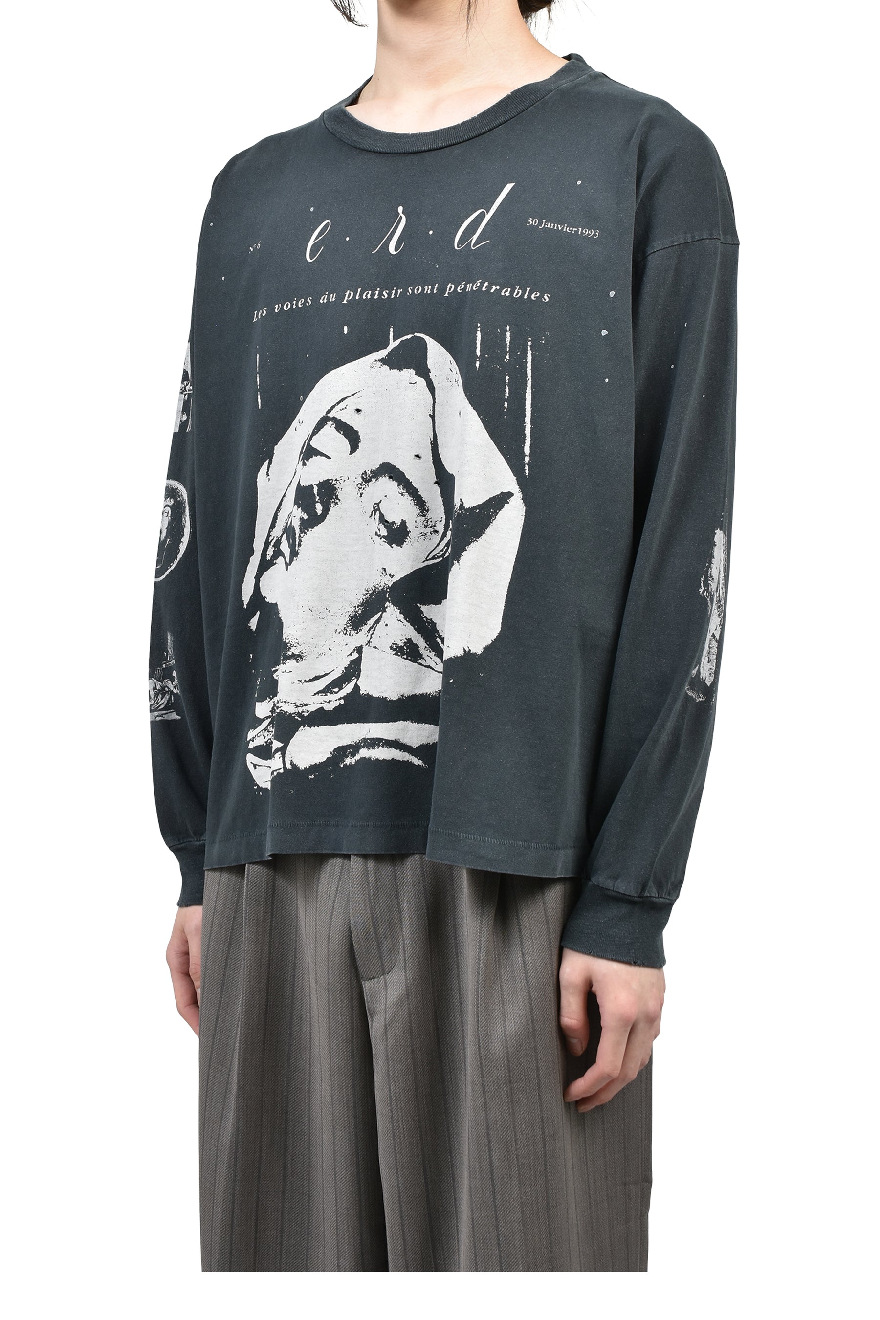 THE LATENCY LS T-SHIRT / ANTIQUE BLK