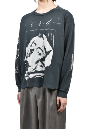 THE LATENCY LS T-SHIRT / ANTIQUE BLK