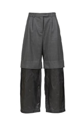 CHOPPED TROUSERS WOVEN / GRY