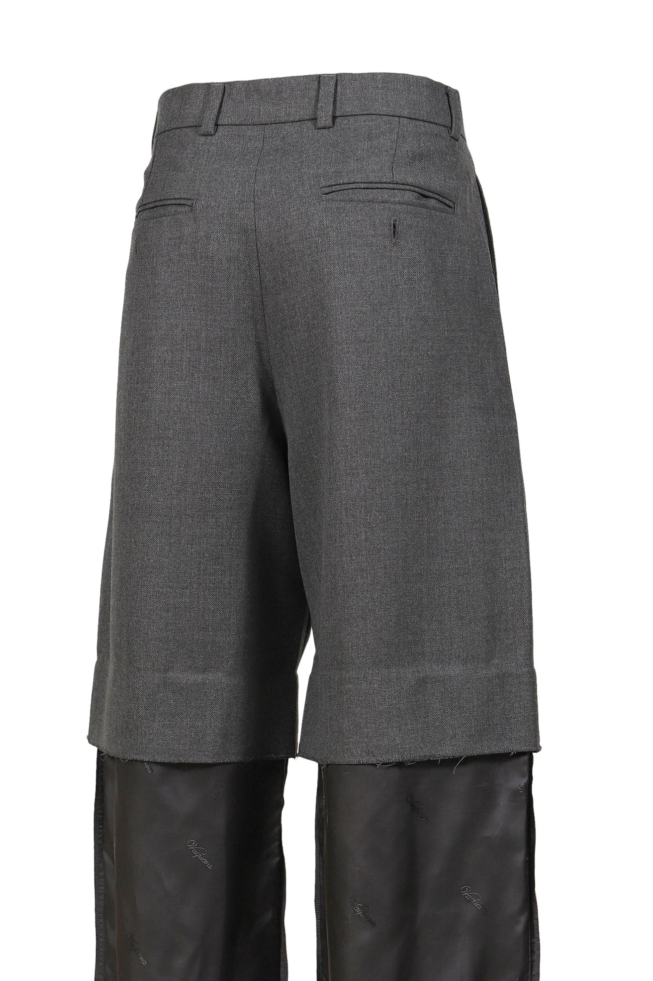 CHOPPED TROUSERS WOVEN / GRY