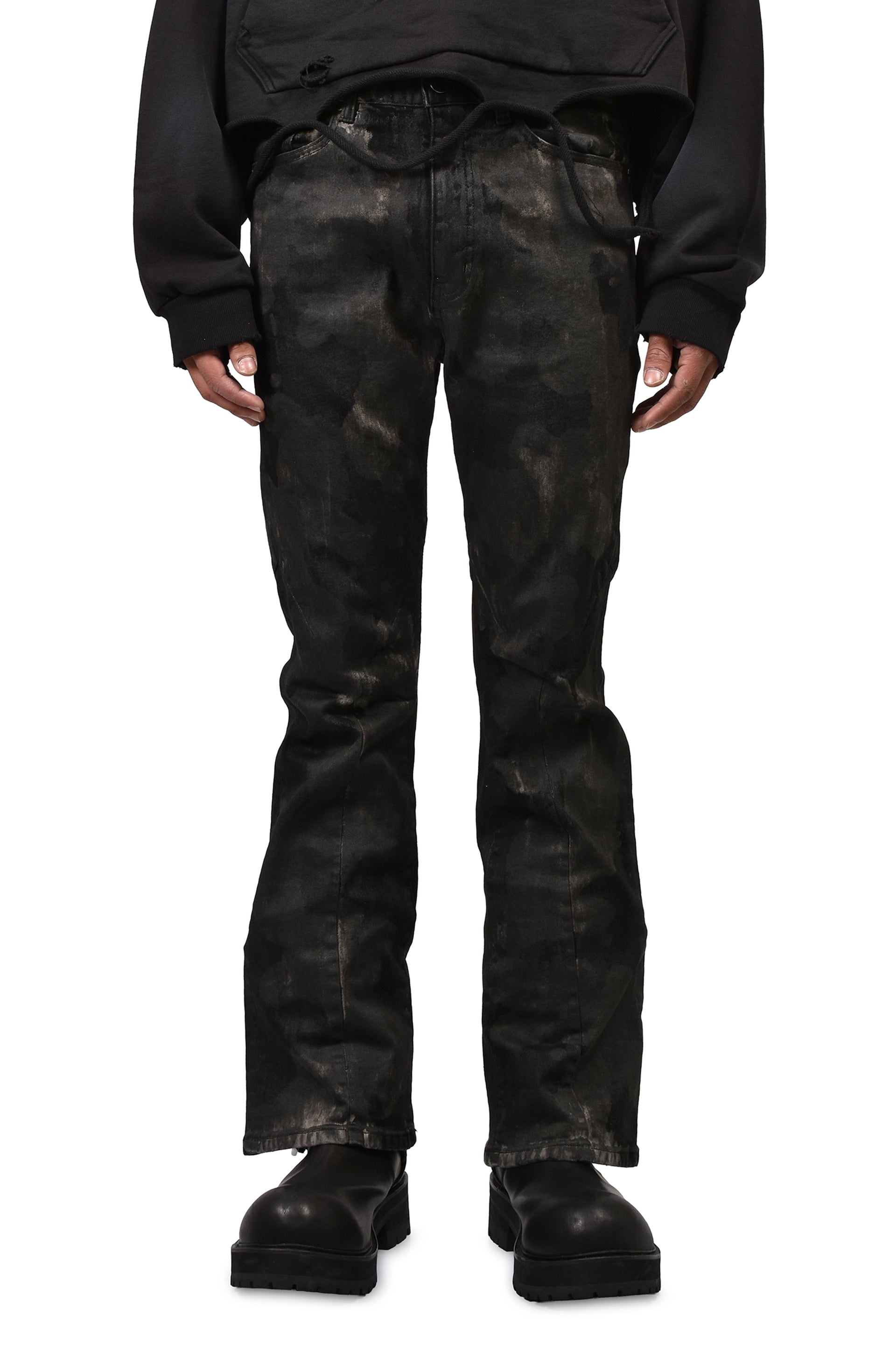 KIEFER WAXED FLARE CUT / RUSTY BLK