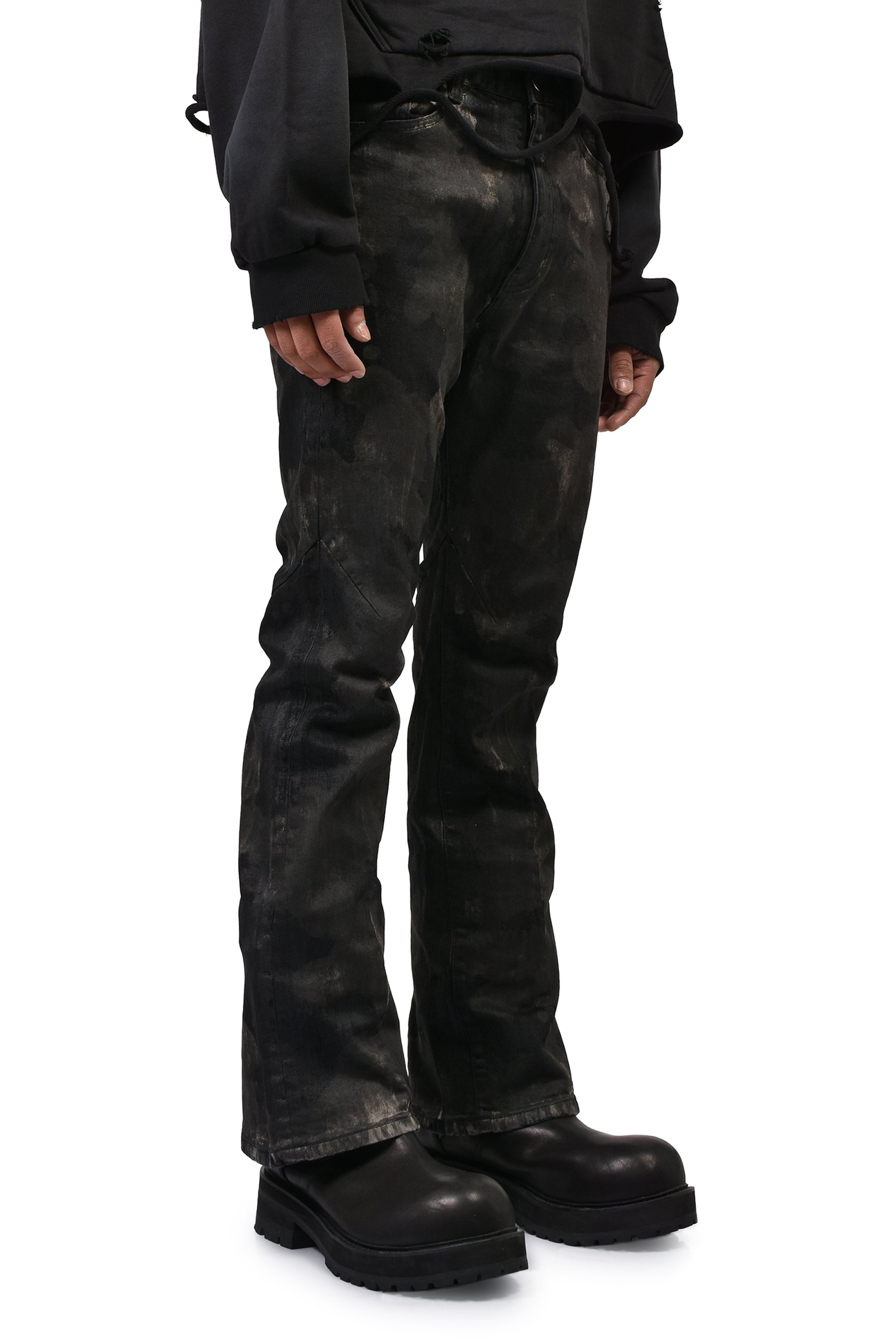 KIEFER WAXED FLARE CUT / RUSTY BLK