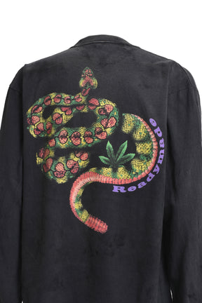 L/S T-SHIRT SNAKE BLK