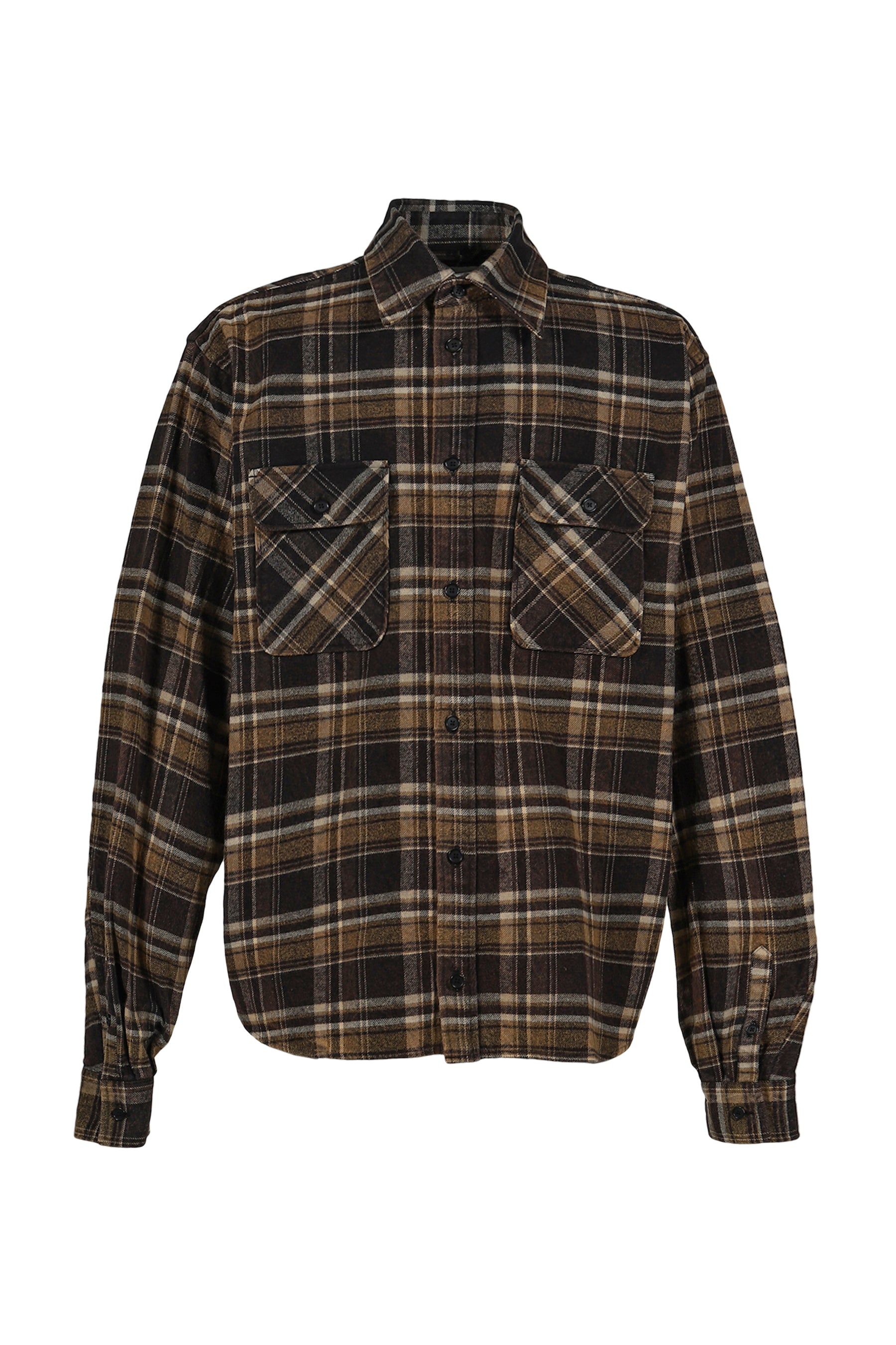 FADE CHECK SHIRT / BRW