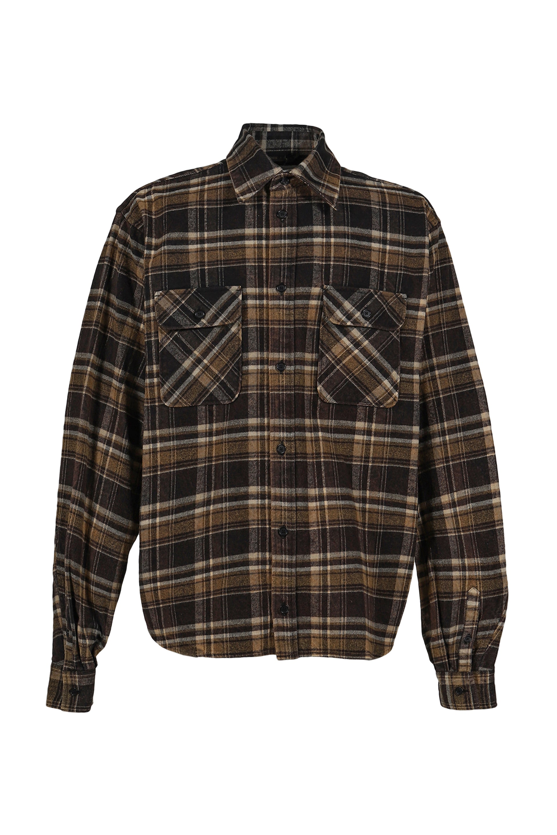 FADE CHECK SHIRT / BRW