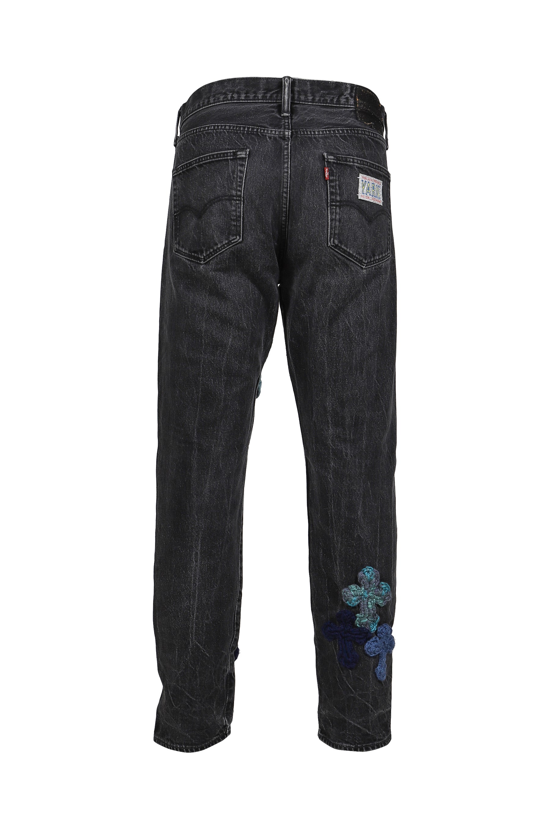 3D CROSS BLACK DENIM / BLK