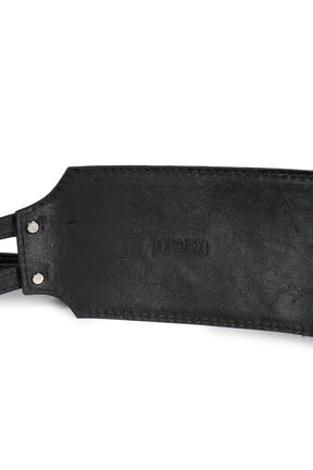 TWO BUCKLE BOLD BELT / BLK
