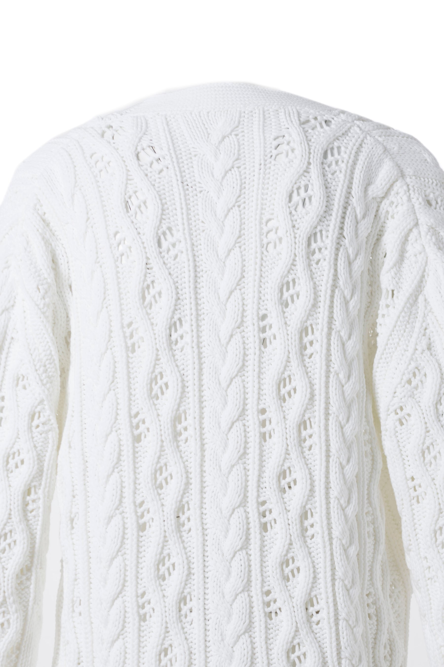 1989 SS23 CABLE KNIT CARDIGAN SWEATER / CR_ME -NUBIAN