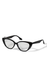 GEMSTONE BOWKNOT GLASSES MIDDLE BOW / BLK